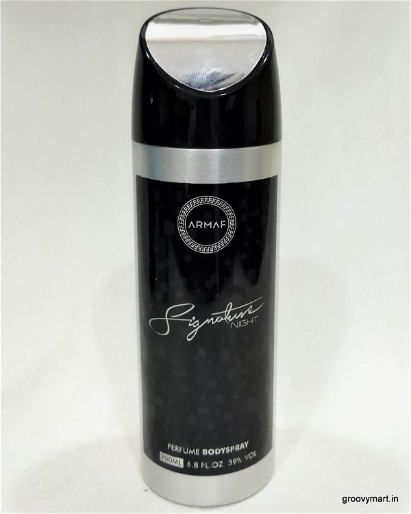 Body Spray's armaf signature night perfume body spray refreshing long lasting deodorant for men (200 ml, pack of 1)