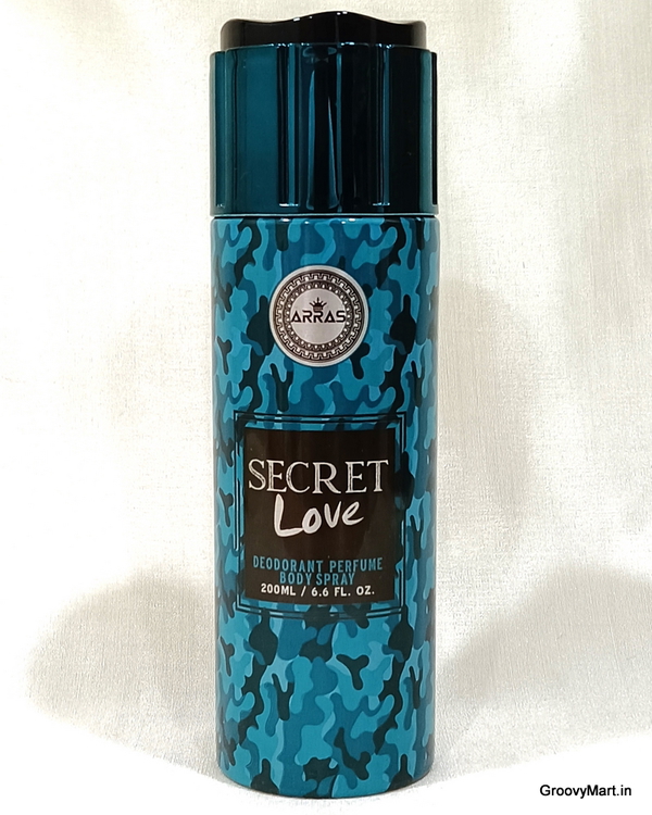 Arras ARRAS Secret Love Long Lasting Perfume Deodorant Body Spray