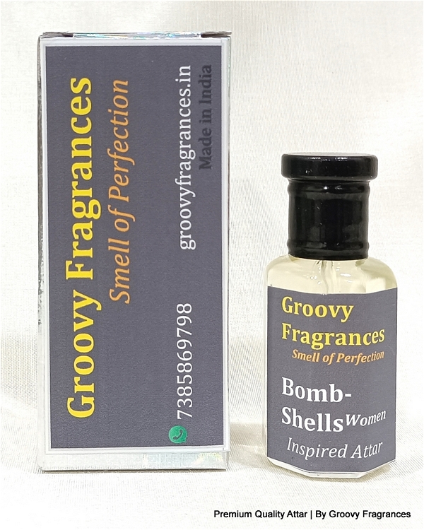Groovy Fragrances Bomb-Shells Long Lasting Perfume Roll-On Attar | For Women | Alcohol Free by Groovy Fragrances - 12ML