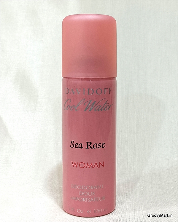 Deodorants DAVIDOFF COOL WATER Sea Rose Woman Deodorant Body Spray (150ml, Pack of 1) - 150ML