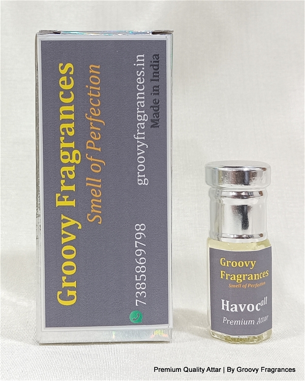 Groovy Fragrances Havoc Long Lasting Perfume Roll-On Attar | Unisex | Alcohol Free by Groovy Fragrances - 3ML