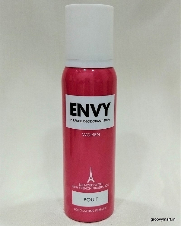 Deodorants envy pout perfume deodorant spray no gas for women (120 ml, pack of 1)