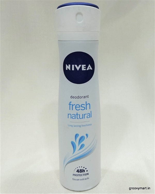 Deodorants nivea fresh natural deodorant body spray - for women (150 ml, pack of 1)