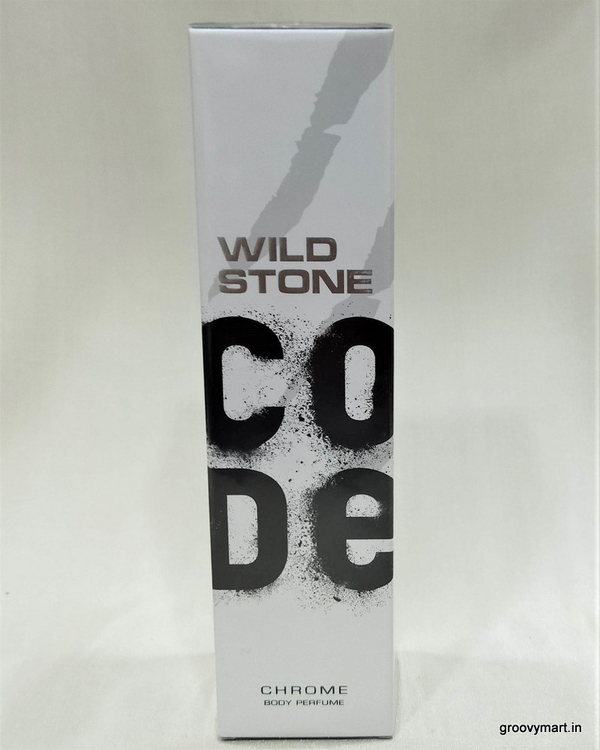 Stone Spray wild stone code chrome deodorant body spray - for men (120 ml, pack of 1)