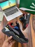 puma rs-x black red shoes - 45uk10