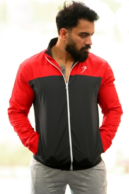 Fuaark Trainer JacketRed - Red, M