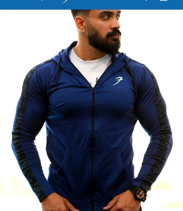 Fuaark Bruised JacketNavy Blue - XL
