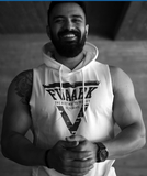 Fuaark Crest Sleeveless HoodieWhite - White, L