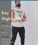 Fuaark Crest Sleeveless HoodieWhite - White, XXL