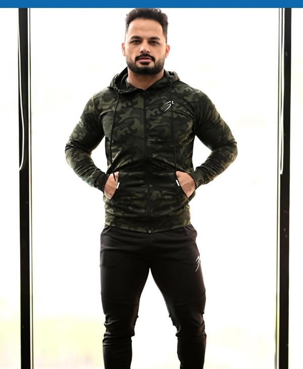 Fuaark Camo JacketMilitary Green - S