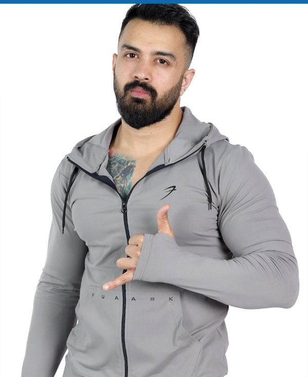 Fuaark Signature Nylon JacketsLight Grey - Gray, XXL