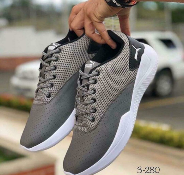 Puma Running Shoe - Silver, 9