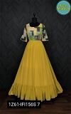 PREMIUM DESIGNER READYMADE GOWN COLLECTIONS - Yellow, XS