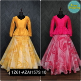 PREMIUM DESIGNER READYMADE LEHENGA-CHOLI COLLECTIONS - Hollywood Cerise, Free Size