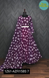 Printed Gowns were the Aggrogative choice of womens - Free Size, Pink Flamingo