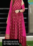 KURTI REYON FABRICS SHRUG REYON WITH HAND WORK AND PRINTING WORK ABD TUSSULS - Web Orange, XXXL