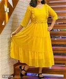 Graceful Georgette Dress for Women .Graceful Georgette Dress  - S M L XL