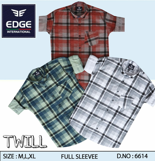 FANCY TWILL SHIRT 6614 - M L XL