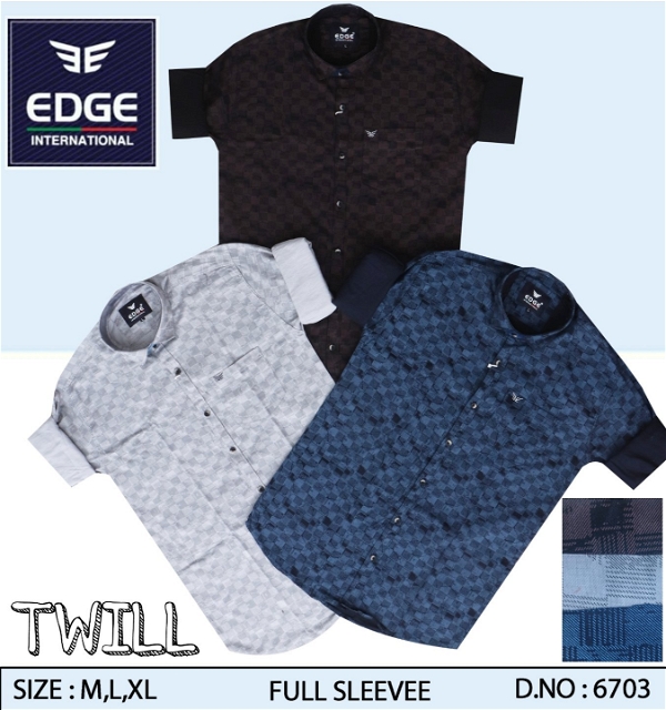 Fancy Twill Shirt 6703 - M L XL