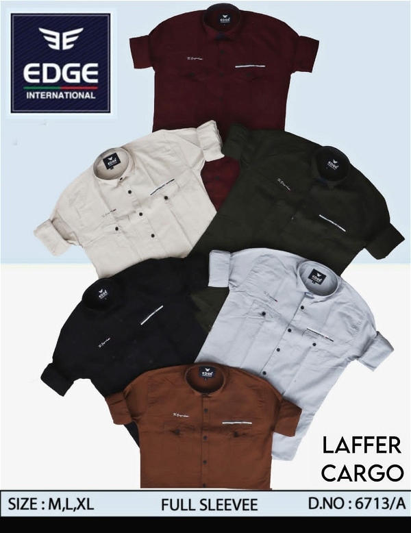 Laffer Cargo Double Pocket Shirt 6713A - 6. Sizes : 3 ( M L Xl )