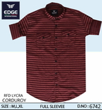 RFD Lycra CORDUROY Shirt 6742 - 6 . Sizes : 3 ( M L XL )