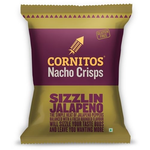 Cornitos Nacho Crisps - Sizzlin Jalapeno: 60 Gm