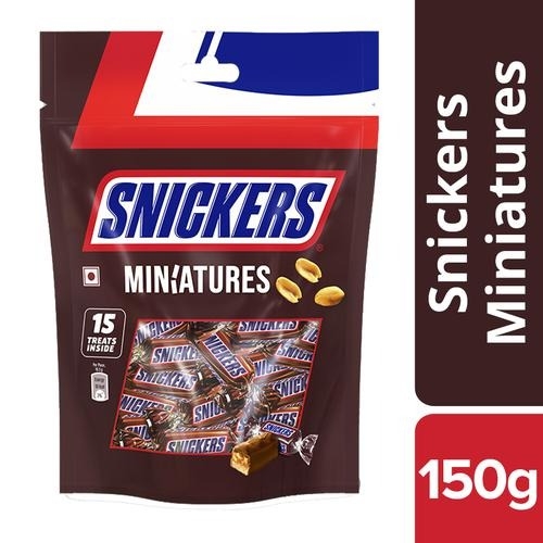 Snickers Chocolate Miniatures: 150 Gm