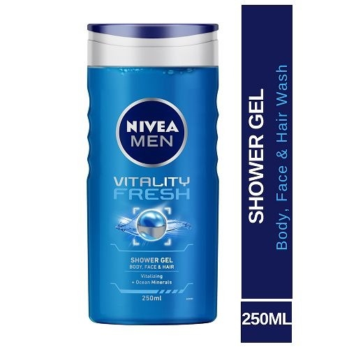 Nivea Men Vitality Fresh Shower Gel: 250 Ml
