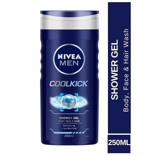 Nivea Men Cool Kick Shower Gel: 250 Ml