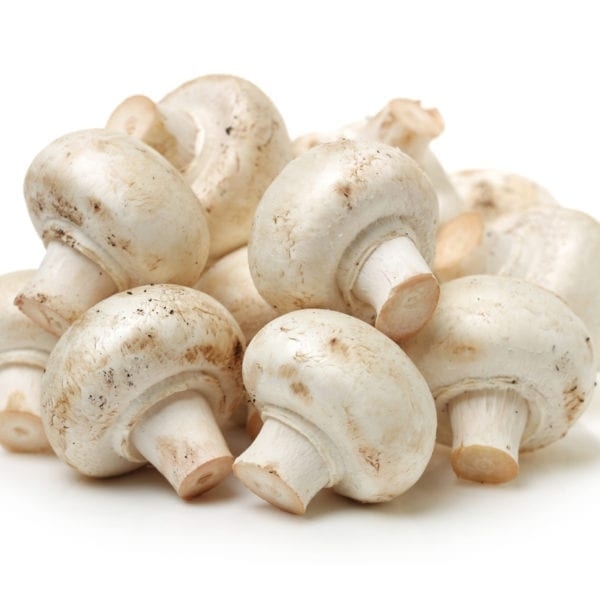 Fresh Button Mushrooms: 200 Gm