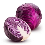 Fresh Cabbage - Red: 400 Gm