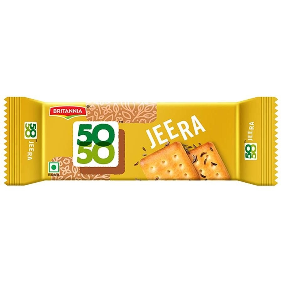Britannia 50-50 Jeera Masti Biscuits: 76 Gm