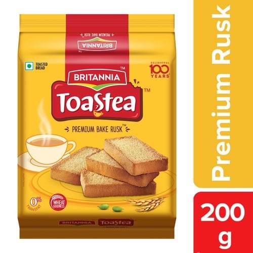 Britannia Toastea Premium Bake Rusk - 200 Gm
