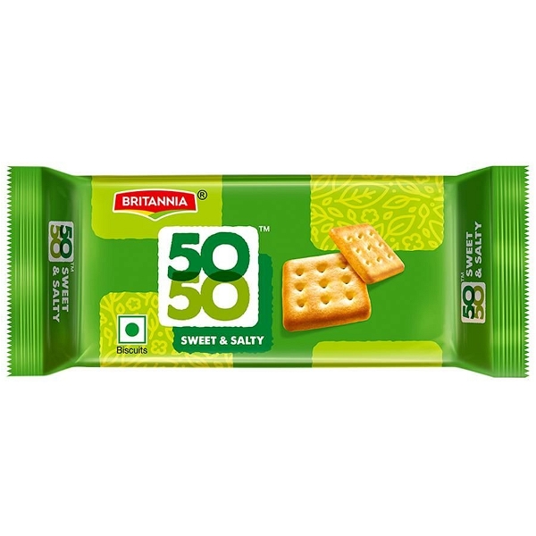 Britannia 50-50 Biscuit - 38 Gm