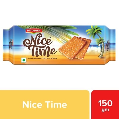 Britannia Nice Time Coconut Biscuit - 150 Gm
