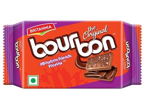 Britannia Bourbon Chocolate Cream Biscuit - 50Gm