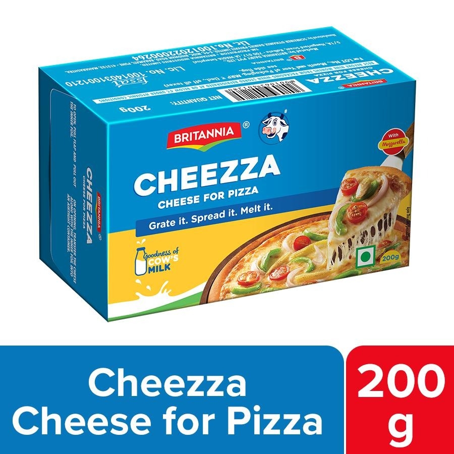 Britannia Cheezza Pizza Cheese - 200 Gm