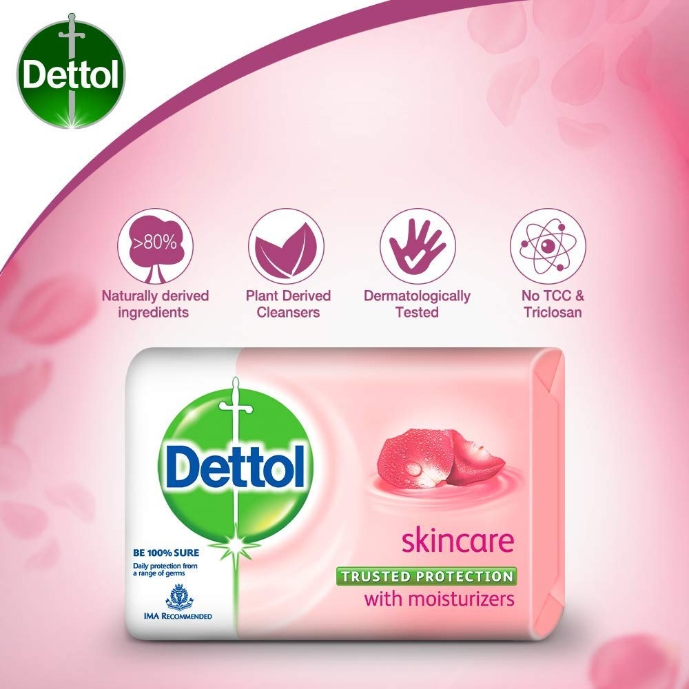 Dettol Skincare Soap - 3 x 75 Gm