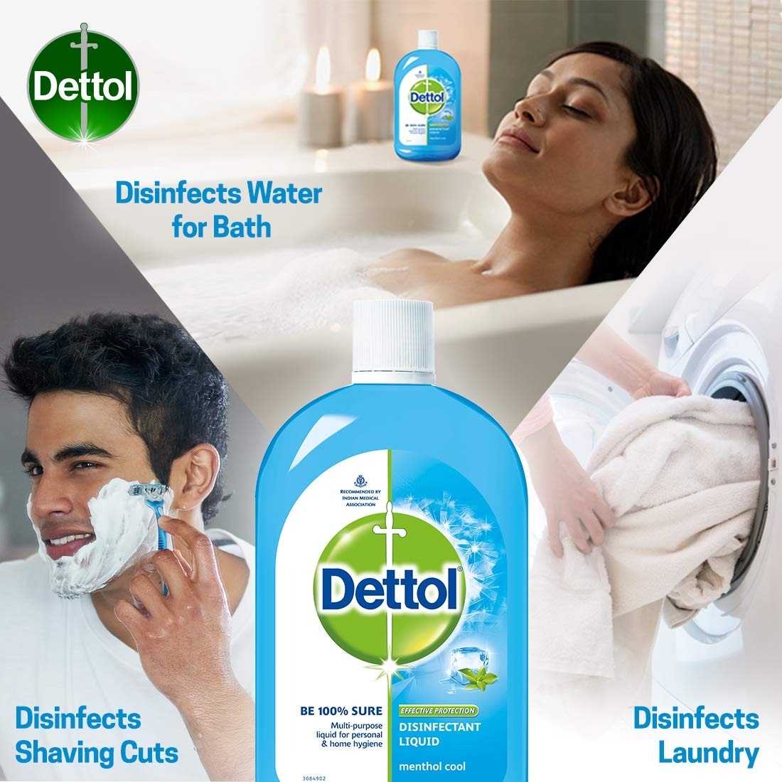 Dettol Disinfectant Liquid - Menthol Cool - 500 Ml