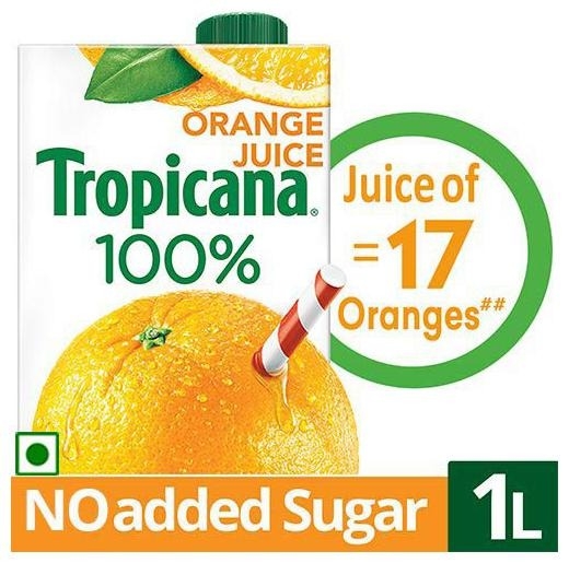 Tropicana 100% Orange Juice: 1 Litre