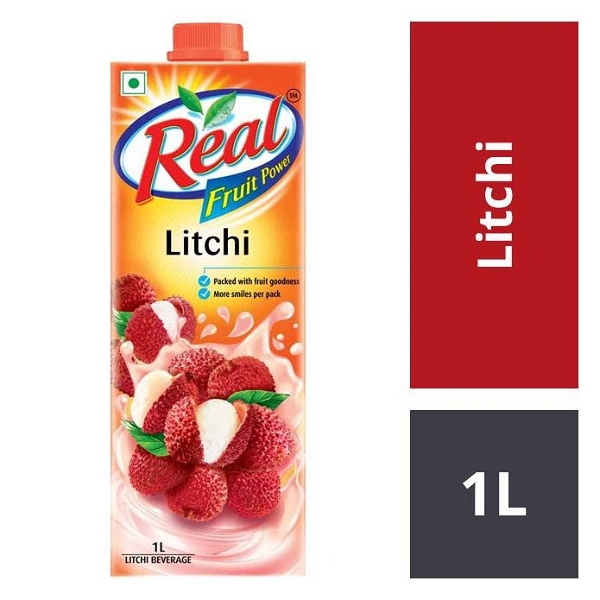 Real Fruit Power Litchi Juice: 1 Litre