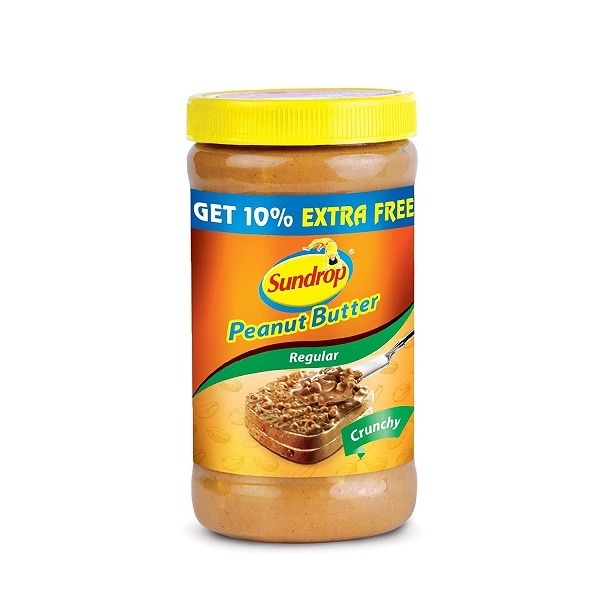 Sundrop Peanut Butter- Crunchy - 462 Gm