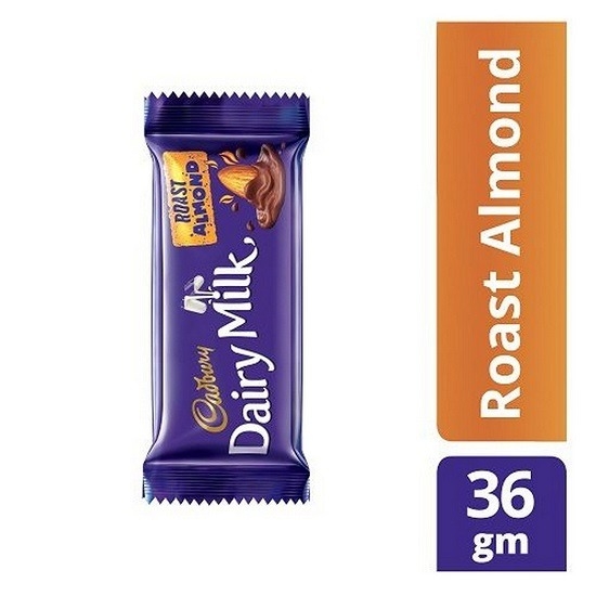 Cadbury Dairy Milk Roast Almond Chocolate: 36 Gm