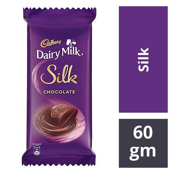 Cadbury Dairy Milk Silk Chocolate - 60 Gm