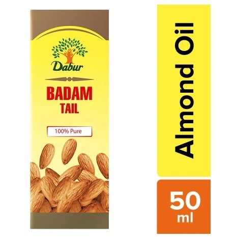 Dabur Badam Tail 100% Pure Almond Oil - 50 Ml