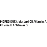 Emami Healthy & Tasty Kachi Ghani Mustard Oil: 1 L Bottle
