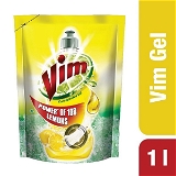 Vim Lemon Dishwash Gel - 1 L