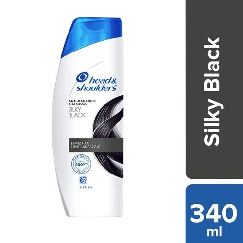 Head & Shoulders Anti-Dandruff Silky Black Shampoo - 340 Ml