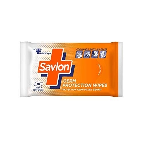 Savlon Germ Protection Wet Wipes  - 10 Wipes