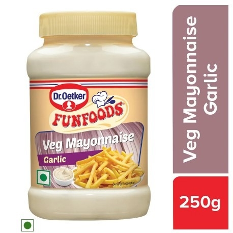 Funfoods Veg Mayonnaise - Garlic: 250 Gm